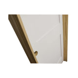 18 in. x 6 ft. 8 in. White 2-Panel Shaker Solid Core Primed MDF Prehung Interior Door