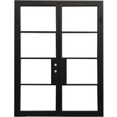 5/0x8/0 French Exterior Wrought Iron Prehung Door