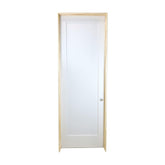24 in. x 8 ft. White 1-Panel Shaker Solid Core Primed MDF Prehung Interior Door
