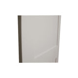 28 in. x 6 ft. 8 in. White Shaker 2-Panel Solid Core Primed MDF Interior Door Slab