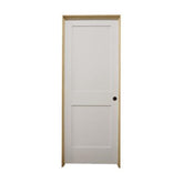 28 in. x 6 ft. 8 in. White 2-Panel Shaker Solid Core Primed MDF Prehung Interior Door