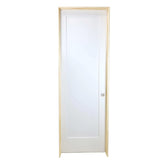 2/0 X 6/8 White 1-Panel Shaker Solid Core Primed MDF Prehung Interior Door