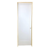 2/0 X 6/8 White 1-Panel Shaker Solid Core Primed MDF Prehung Interior Door