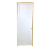 2/6 x 6/8 White 1-Panel Shaker Solid Core Primed MDF Prehung Interior Door