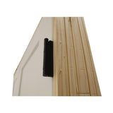 Puerta interior precolgada de MDF con núcleo sólido, imprimada, de 1 panel, color blanco, estilo Shaker, de 2/8 x 6/8