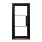 2 ft. 8 in. x 6 ft. 8 in. Wrought Iron Prehung Front Door