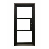2 ft. 8 in. x 6 ft. 8 in. Wrought Iron Prehung Front Door