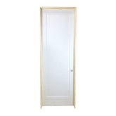 30 in. x 8 ft. White 1-Panel Shaker Solid Core Primed MDF Prehung Interior Door