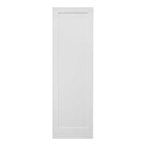 32 in. x 6ft 8in. White Shaker 1-Panel Solid Core Primed MDF Interior Door Slab
