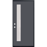 1-LITE OFFSITE, ACID ETCH FIBERGLASS DOOR PAINTED GREY - AAADistributor.com