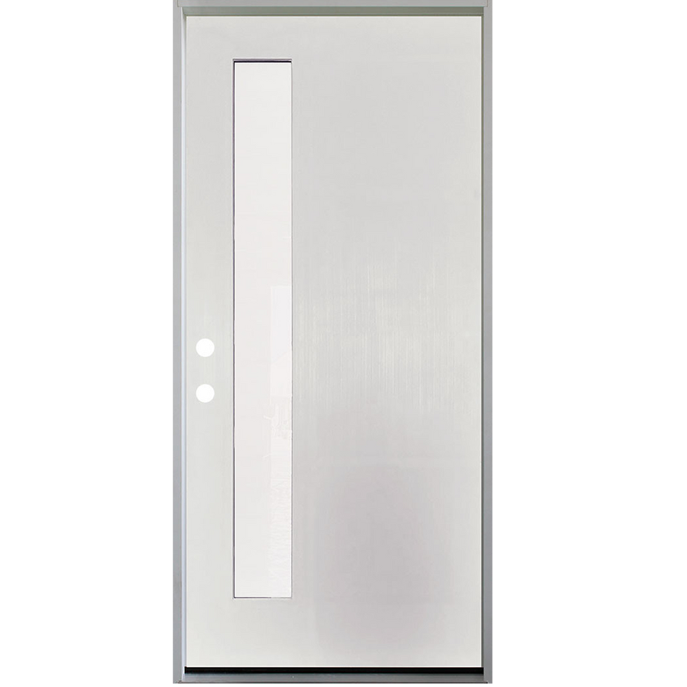 1-LITE OFFSITE, ACID ETCH FIBERGLASS DOOR UNFINISHED WHITE - AAADistributor.com