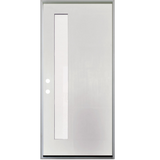1-LITE OFFSITE, ACID ETCH FIBERGLASS DOOR UNFINISHED WHITE - AAADistributor.com