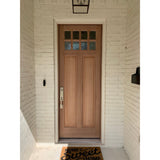 3/0 x 8 ft. Craftsman Exterior Mahogany Prehung Single Door with 8 Lites