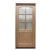 3 ft. 6 in. x 8 ft. Exterior Mahogany Door 6 Lite