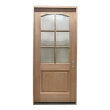 3 ft. 6 in. x 8 ft. Exterior Mahogany Door 6 Lite