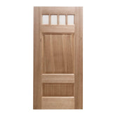 3 ft. x 6 ft. 8 in. Exterior Mahogany Door Slab 4 Lite