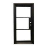3 ft. x 6 ft. 8 in. Single Exterior Wrought Iron Door