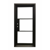 3 ft. x 6 ft. 8 in. Single Exterior Wrought Iron Door