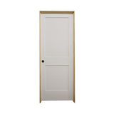 3 ft. x 6 ft. 8 in. White 2-Panel Shaker Solid Core Primed MDF Prehung Interior Door