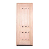 3 ft. x 8 ft. Clavos 2 Panel Exterior Mahogany Door