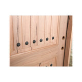 3 ft. x 8 ft. Clavos 2 Panel Exterior Mahogany Door