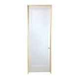 3 ft. x 8 ft. White 1-Panel Shaker Solid Core Primed MDF Prehung Interior Door