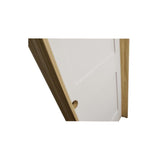 Puerta interior precolgada de MDF con núcleo sólido, imprimada, de 2 paneles, de color blanco, de 3 pies x 8 pies