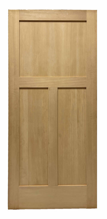 2 ft. 6in. x 6 ft. 8 in. 3-Panel Hemlock Interior Door Prehung