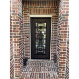 Malibu 3/0x6/8 Exterior Wrought Iron Prehung Single Door