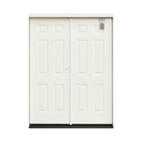 Masonite 6/0x6/8 Double 6 Panel Prehung Steel Door
