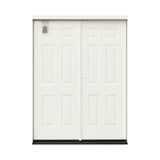 Masonite 6/0x6/8 Double 6 Panel Prehung Steel Door