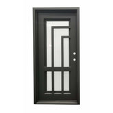 Oslo 3 ft. x 6 ft. 8 in. Exterior Single Wrought Iron Prehung Door