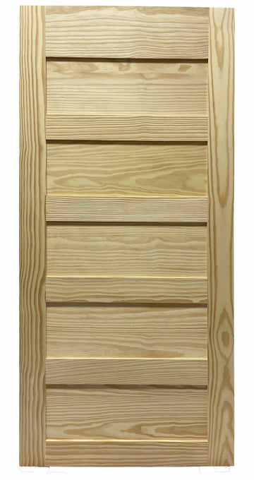 3 ft. x 6 ft. 8 in. Shaker 5-Panel Pine Interior Door Prehung