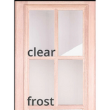 5/9x6/8 Exterior Mahogany Door | Two Panel with Sidelights