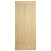 36" One Panel Clear Pine Interior Barn Door