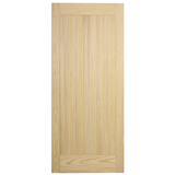 36" One Panel Clear Pine Interior Barn Door
