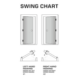 3/0x8/0 Exterior Mahogany Prehung Single Door With 4 Lites
