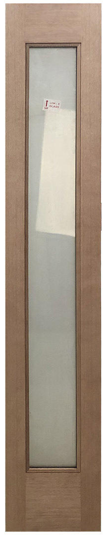 14 in. x 6 ft. 8 in. Mahogany Sidelite Slab 1 Lite Main Layout Photo