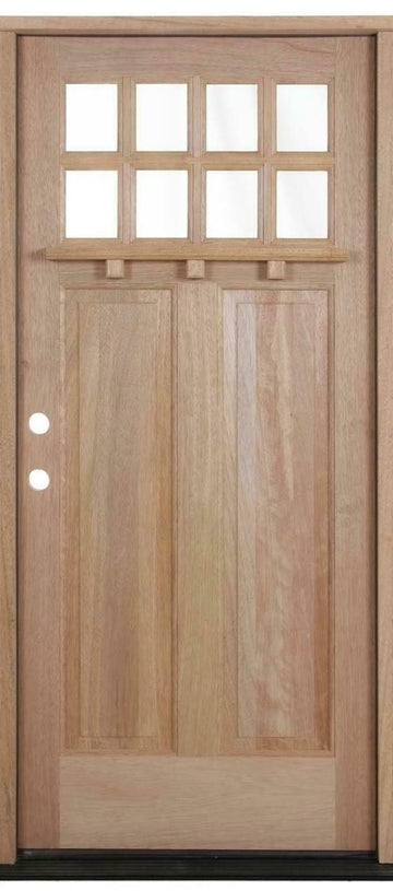 Crafstman 3 ft. x 6 ft. 8 in. Exterior Mahogany Prehung Door Main Layout Photo