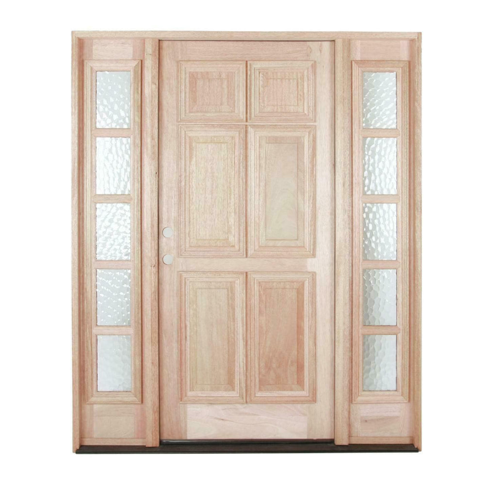 14 in. x 6 ft. 8 in. Mahogany Sidelite Slab 5 Lite