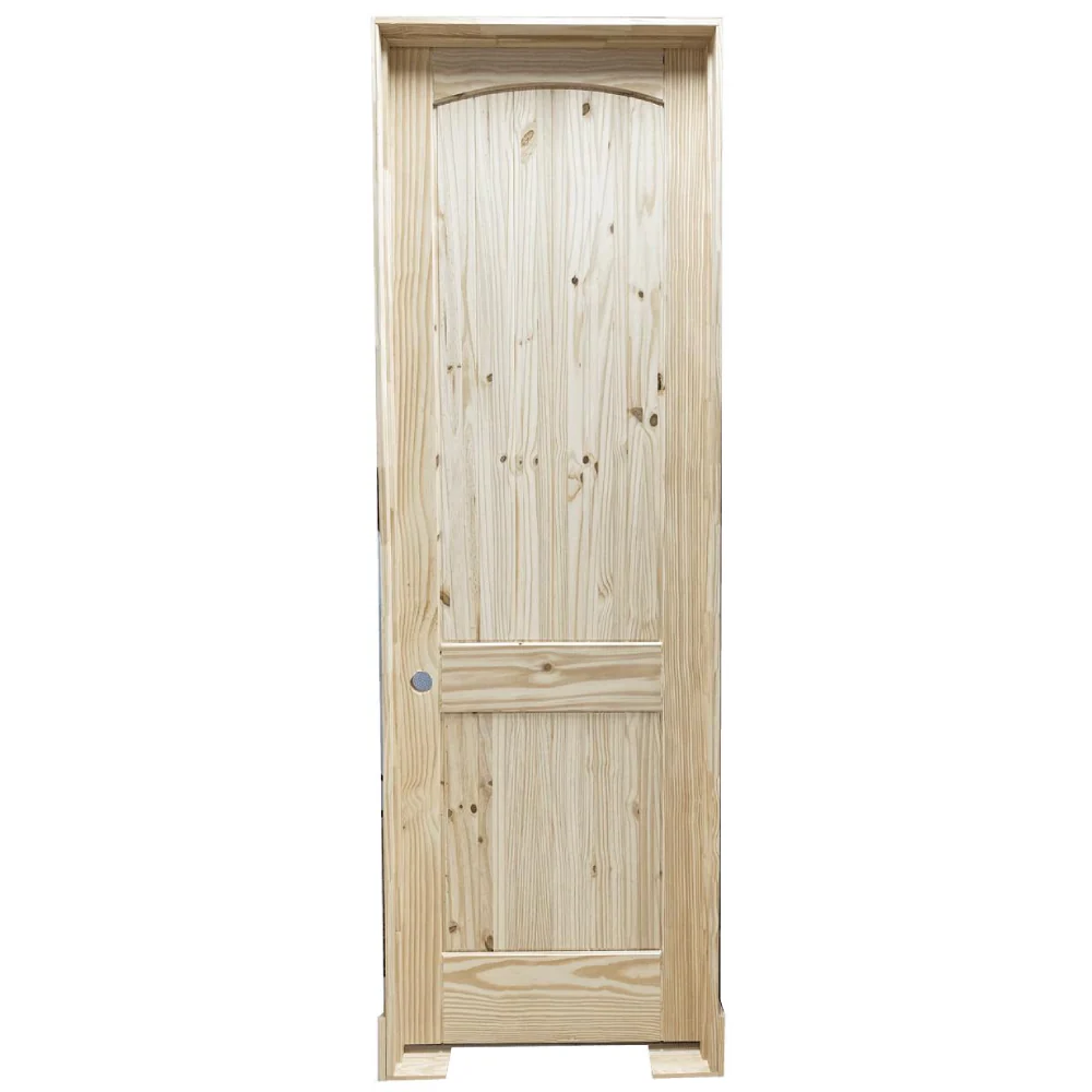 18 in x 96 in Knotty Pine Prehung Interior Door