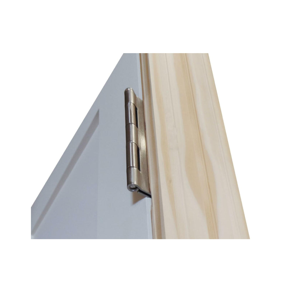 2/0 X 6/8 White 1-Panel Shaker Solid Core Primed MDF Prehung Interior Door