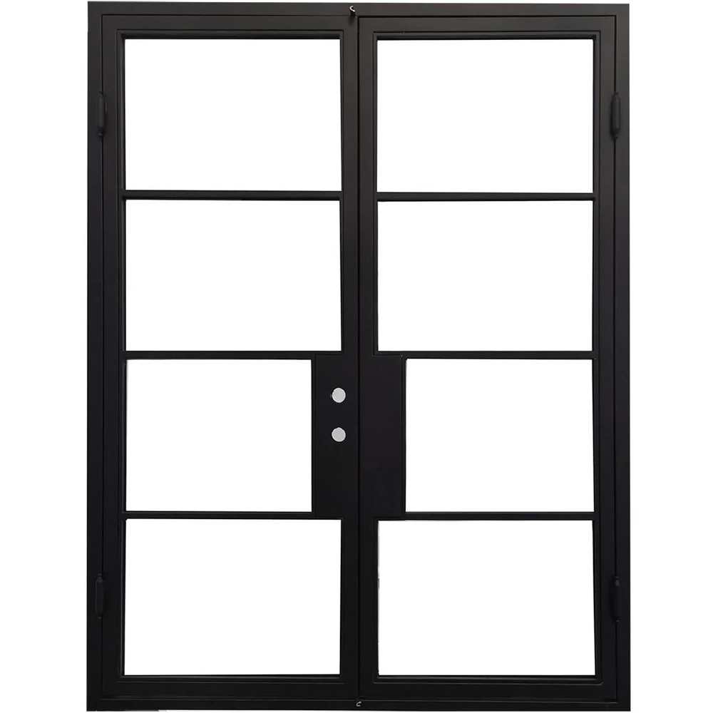 5/0x8/0 French Exterior Wrought Iron Prehung Door