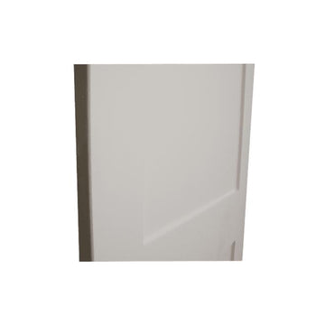 Losa para puerta interior de MDF con imprimación de núcleo sólido de 2 paneles, estilo Shaker, color blanco, de 18 in x 8 ft