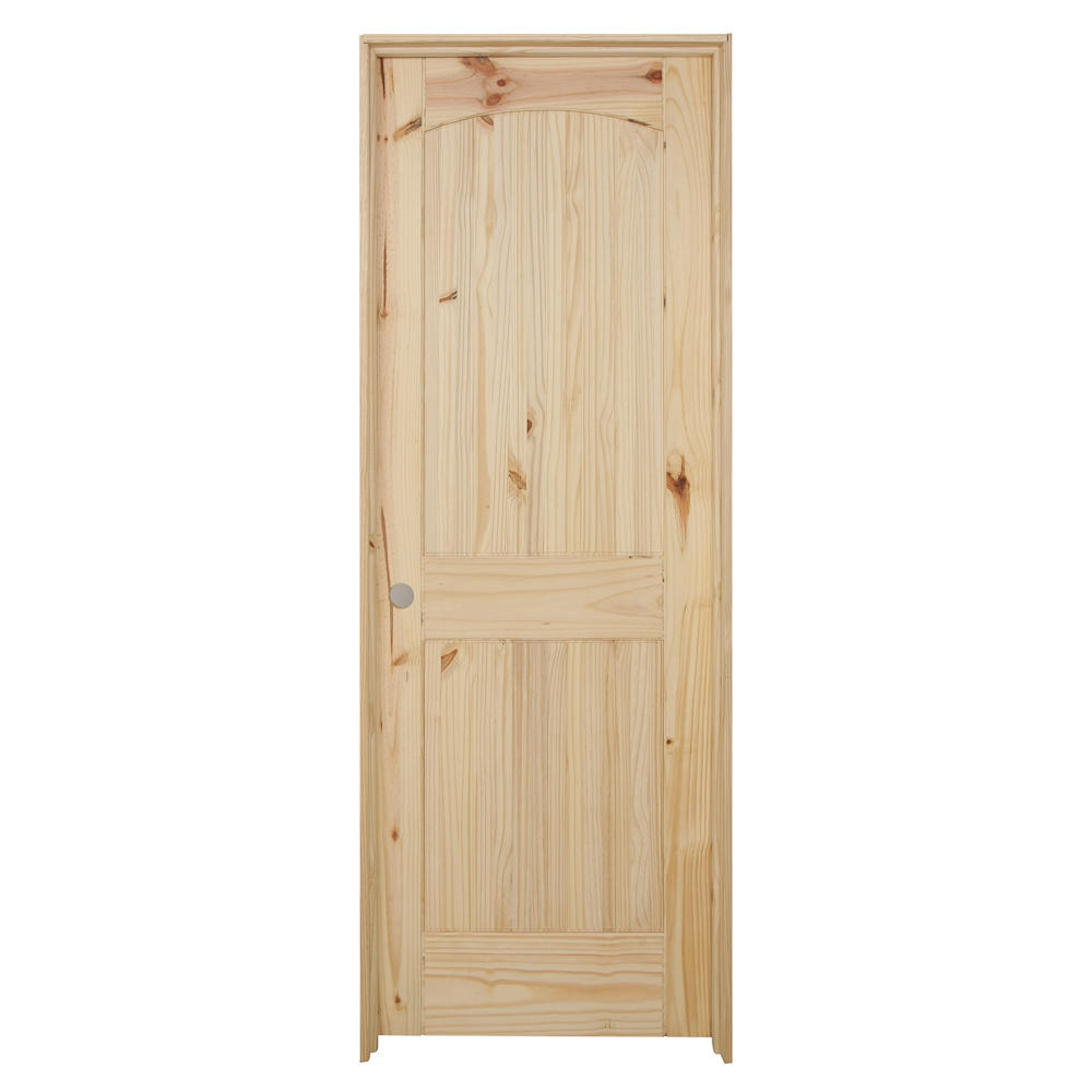 28 in x 80 in Cheyenne Knotty Pine Interior prehung Door