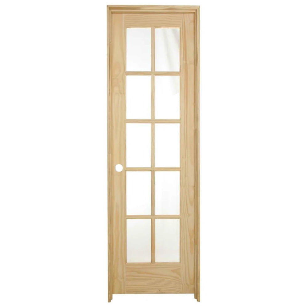 2/0x6/8 10 Lite Pine Prehung Interior Door