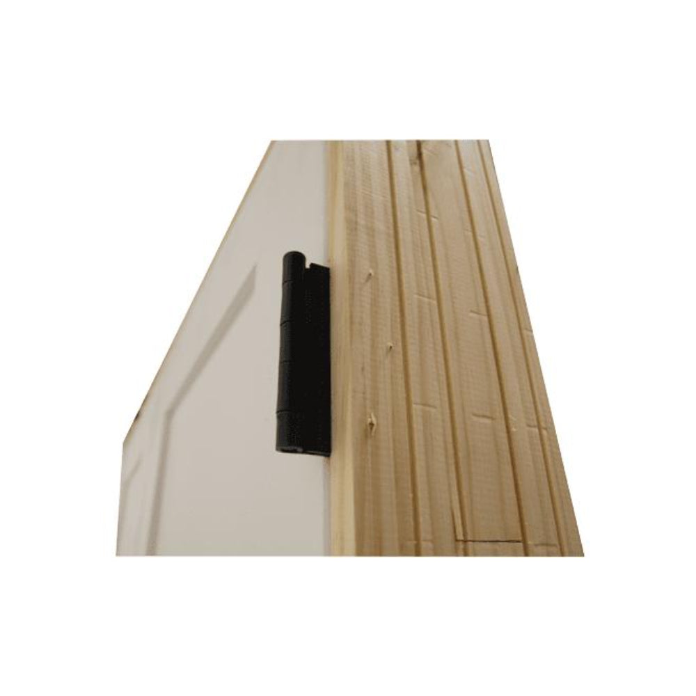 Puerta francesa interior precolgada de 1 panel de MDF con imprimación y núcleo sólido, de estilo Shaker, color blanco, de 5 pies x 8 pies