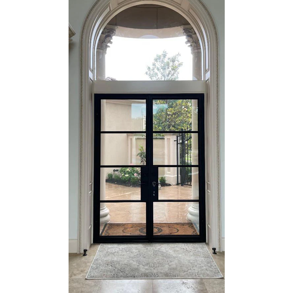 5/0x8/0 French Exterior Wrought Iron Prehung Door