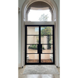 5/0x8/0 French Exterior Wrought Iron Prehung Door