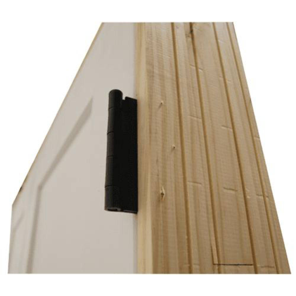 18 in. x 8ft. Shaker 5-Panel Solid Core Primed MDF Prehung Interior Door